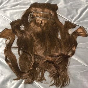 100% Remy Human Hair Extensions - 7 pieces